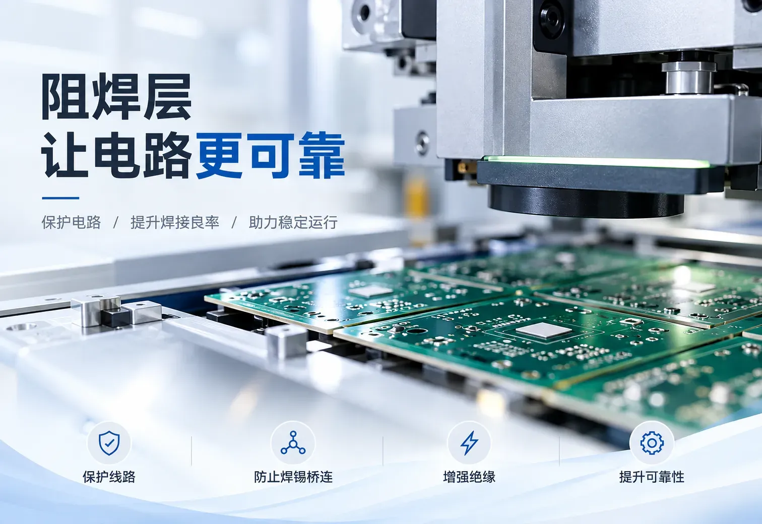 PCB阻焊层全面解析：材料、工艺、厚度与质量控制